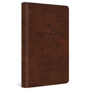 ESV Premium Church Bible, Large Print (Trutone, Brown) - (Leather Bound) - 1 of 1