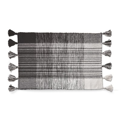 tag Tag Tassel Plaid Rugs Doormat 36L x24W inches