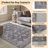 Acekool 6x9 Washable Vintage Rug – Non-Slip Low-Pile Carpet for Living Room & Bedroom - 3 of 4
