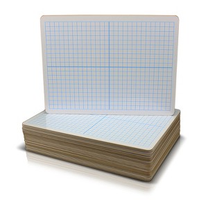 Flipside Products Dry Erase XY Axis/Dry Erase, Two Sided, 9 x 12, Class Pack of 24 - 1 of 4