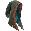 HalloweenCostumes.com    Woodland Plush Elf Hood, Brown/Green - 4 of 4