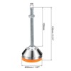 Unique Bargains Carbon Steel Non-Skid Adjustable Furniture Table Feet Leveling Feet 2 Pcs - 2 of 4