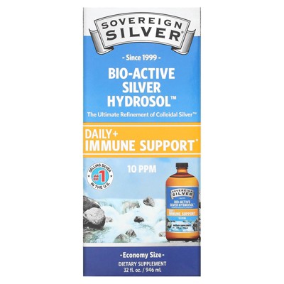 Sovereign Silver Bio-active Silver Hydrosol, 10 Ppm, 32 Fl Oz (946 Ml ...