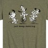Boys' - Peanuts - Snoopy Just Keep Dancing Short Sleeve Graphic T-Shirt - 2 of 4
