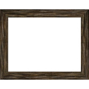 Amanti Art Fencepost Brown Narrow Framed Dry Erase Magnetic Board - 1 of 4