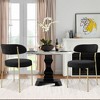 NicBex Set of 2 Dining Chair Upholstered Padded Seat Metal Legs Side Chair,Suitable for Kitchen,Dining Room - 4 of 4