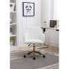 NicBex Adjustable Office Chair with Gold Metal Legs,Comfort Computer Chair,Swivel Upholstered Desk Chair for Adult, Student - 2 of 4