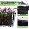 All-Weather Tall Planter - Modern Plastic Planter with Removable Insert Bucket for Indoor/Outdoor Use,  UV Protected, Perfect for Garden Decoration - 2 of 4