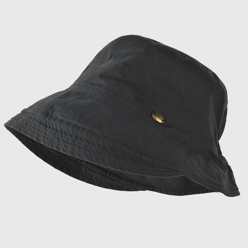 Anna-Kaci Women's Foldable Wide - Brim Bucket Sun Hat - Black