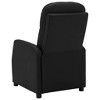 vidaXL Recliner Black Faux Leather - 4 of 4