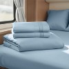 Nestl RV Queen Sheets, Super Soft 4PC Microfiber Sheet Set for Camper, Short Queen Sheets - 2 of 4