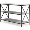 Signature Design by Ashley Casual Bayflynn Bookcase  White/Black - image 2 of 4