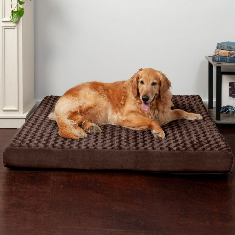 FurHaven Ultra Plush Deluxe Orthopedic Mattress Dog Bed, 3 of 6