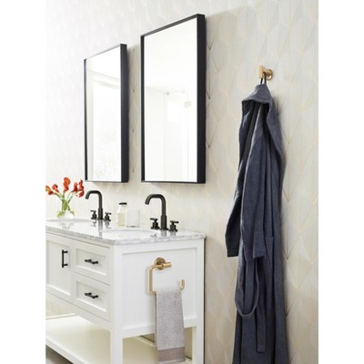 Matte Black Modern Mid-Century Cabinet Bar Pull with Mounting Hardware