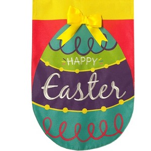 Briarwood Lane Burlap Garden Flag 12x18 For Outdoor Happy Easter Egg For Easter Garden Flag Flags For Outside - 1 of 4