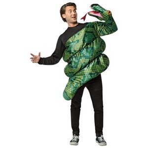 Imposta Costumes Adult Anaconda Costume Bodysuit Green One Size - 1 of 1