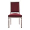 Modway Court French Vintage Performance Velvet Dining Side Chair – Navy – Upholstered Accent Chair with Weathered Wood Frame and Classic Carved Detail - 4 of 4