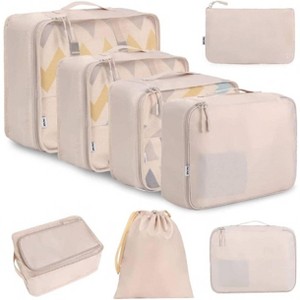 8 Set Packing Cubes Luggage Organizer Bags for Travel Accessories - 1 of 4