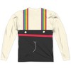 Men's Uncle Grandpa (Front Back Print) Long Sleeve Costume T-Shirt - 3 of 4