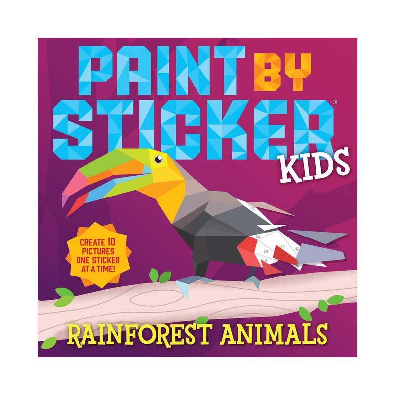 Paint by Sticker Kids: Rainforest Animals - by  Workman Publishing (Paperback), 1 of 2