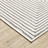 Oriental Weavers Montecito 8111W Grey / White Indoor Area Rug - 5'3" x 7'6" - 2 of 4