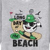 Men's - Instant Message - Long Day at the Beach Golfing Graphic Fleece Sweatshirt - 2 of 4