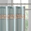 Monroe Embroidered Floral Shower Curtain : Target