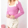 Women's Long Sleeve Top - entro - 3 of 4
