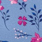 french blue pretty floral