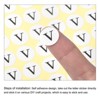 Unique Bargains Scrapbooking Crafts Round Self-Adhesive Alphabet Letter Stickers 15 Pcs - 3 of 4
