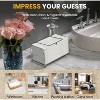 Inspire Linen Feel Disposable Napkins Elegant Guest Hand Towels For Fine Dining, Bathroom, Washing Station, Bulk Value - 3 of 4