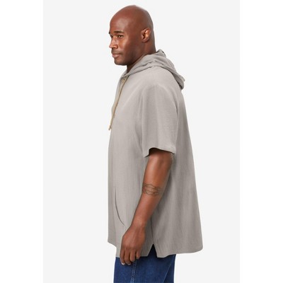 KingSize Gauze Short-Sleeve Hoodie