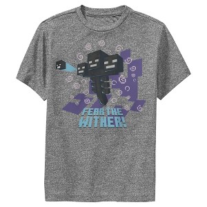 Boy's Minecraft Fear the Wither Performance Tee - 1 of 4