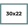 PosterPalooza | Simple Blue Picture Frame - UV Acrylic, Backing Board, Hanging Hardware Included - 2 of 4