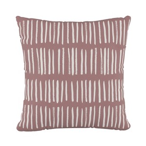 Dash Square Throw Pillow Pink - Cloth & Co.