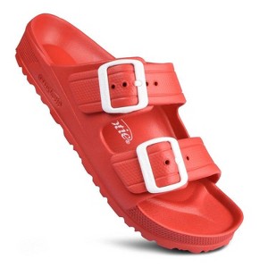 Aerothotic Arcus Womens Comfort EVA Beach Slide Sandals, Red - 10 - 1 of 4