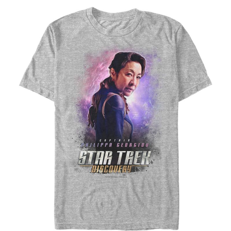 Men's Star Trek: Discovery Captain Georgiou Serious Pose T-Shirt, 1 of 5