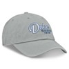 NCAA Duke Blue Devils Nico Cotton Hat: Adjustable Solid Gray Baseball Cap - 3 of 4