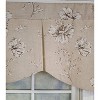 RLF Home 3" Rod Pocket High Quality Fabric Desert Flower Mandy Valance for Windows 50" x 17" Camel - 3 of 4