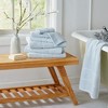 Market & Place Cotton Quick Dry Waffle Weave 4-Pack Bath Towel Set - 4 of 4