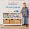 ECR4Kids 2-Shelf Mobile Island Storage Cabinet, 1 - 3 of 4