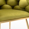 PAGED Luxury Accent Chair Comfy Reading Chair Velvet Single Sofa Chair with Unique Knitting Process for Living Room - 4 of 4