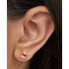 Disney Girls Classics Winnie the Pooh 14k Gold Stud Earrings with Red Enamel Accent - 2 of 4