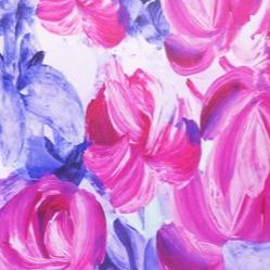 raspberry floral