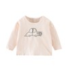 MyKids-USA Baby Girl Car Emboidered Graphic Long Sleeve Loose Shirt - 2 of 4