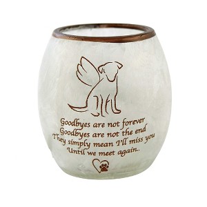 Stony Creek 3.0 Inch Best Friend Dog Pre-Lit Vase Bereavement Sympathy Loss Novelty Sculpture Lights - 1 of 3