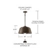 Capital Lighting Tybee 1 - Light Semi-Flush Mount in  Nordic Grey - 4 of 4