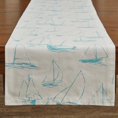 Split P Sailboats Sky Table Runner 15" x 72"