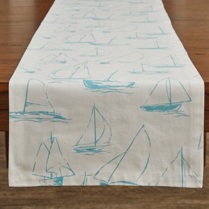 Split P Sailboats Sky Table Runner 15" x 72" - 1 of 3