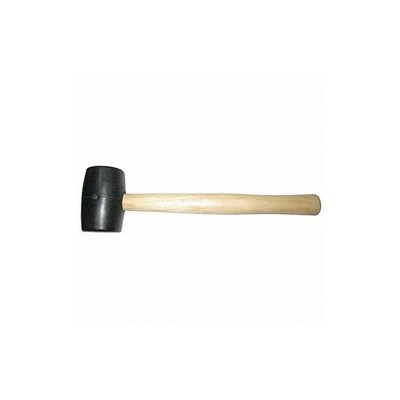 Westward  Rubber Mallet,Hickory,8 Oz 6DWL1